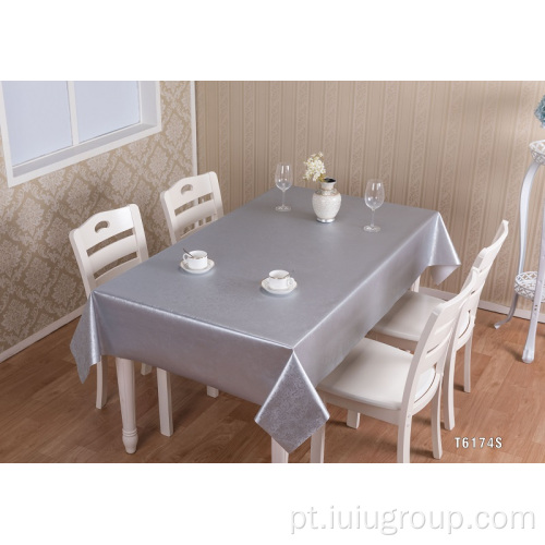 Toalha de mesa de PVC com decoração bonita em relevo